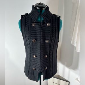 Hannah boho knit vest.  Large.